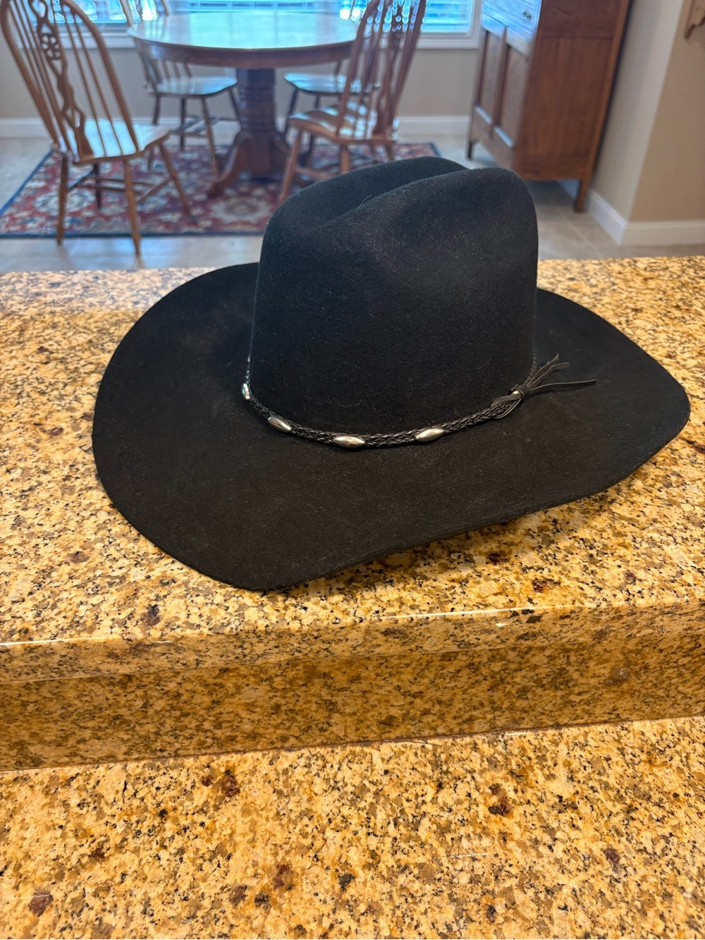 Cody James Black 3X Wool Blend Black Western Cowboy Style Hat 7 1/8 Men’s